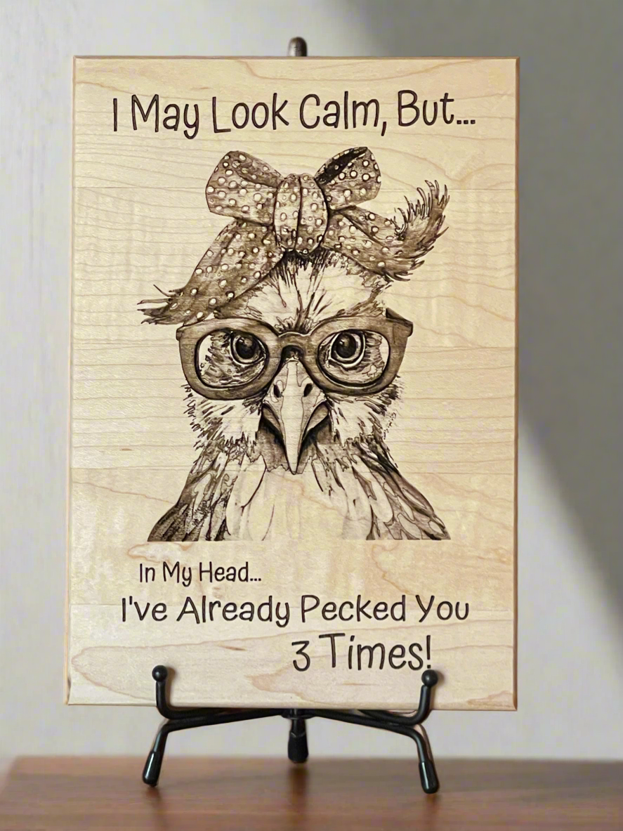 I May Look Calm - But...
