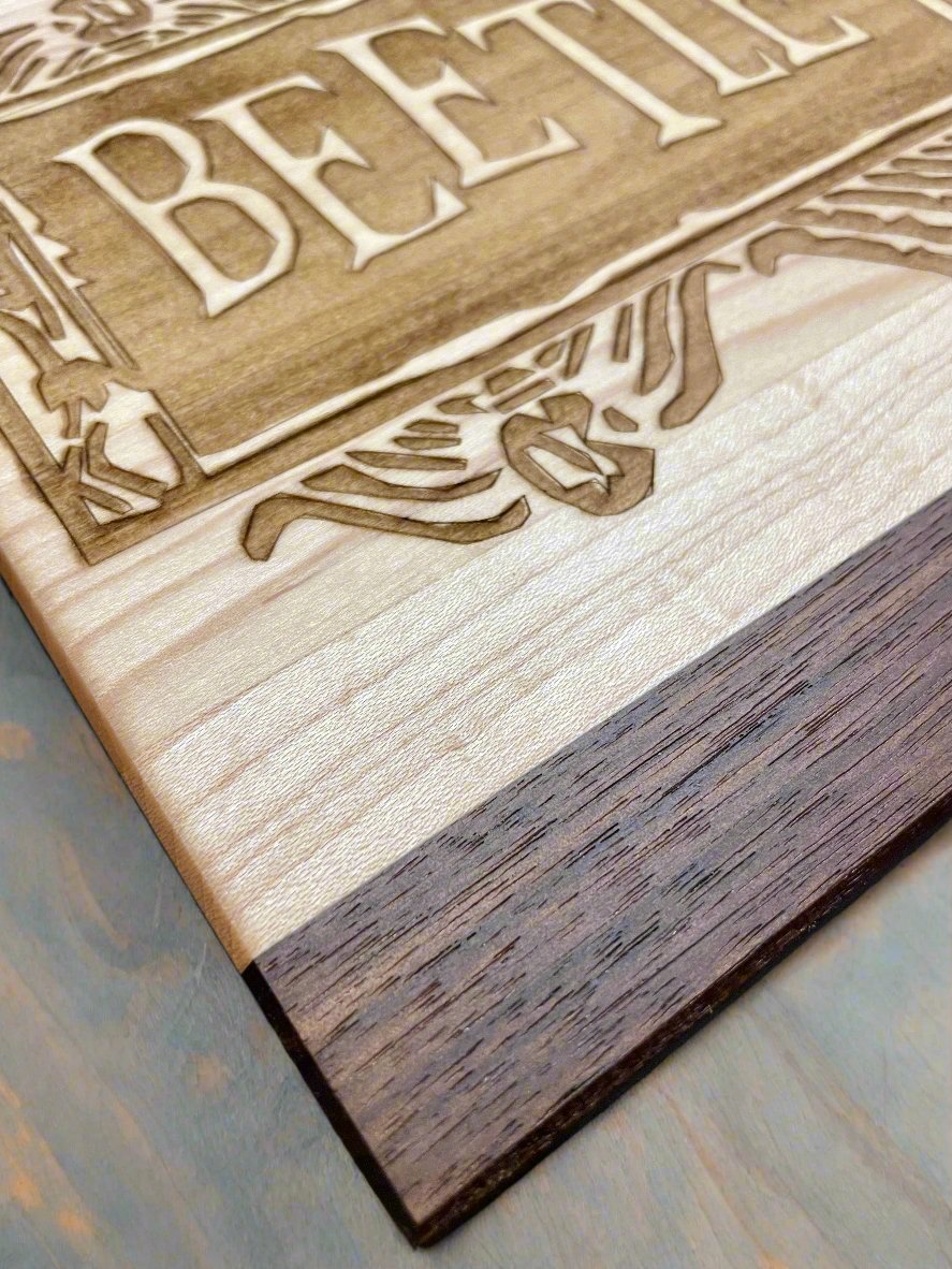 Beetlejuice - This Beautifully Engraved Wooden Plaque Will Make A Great Gift For Any Fan Of The Performing Arts. Broadway Home Decor.