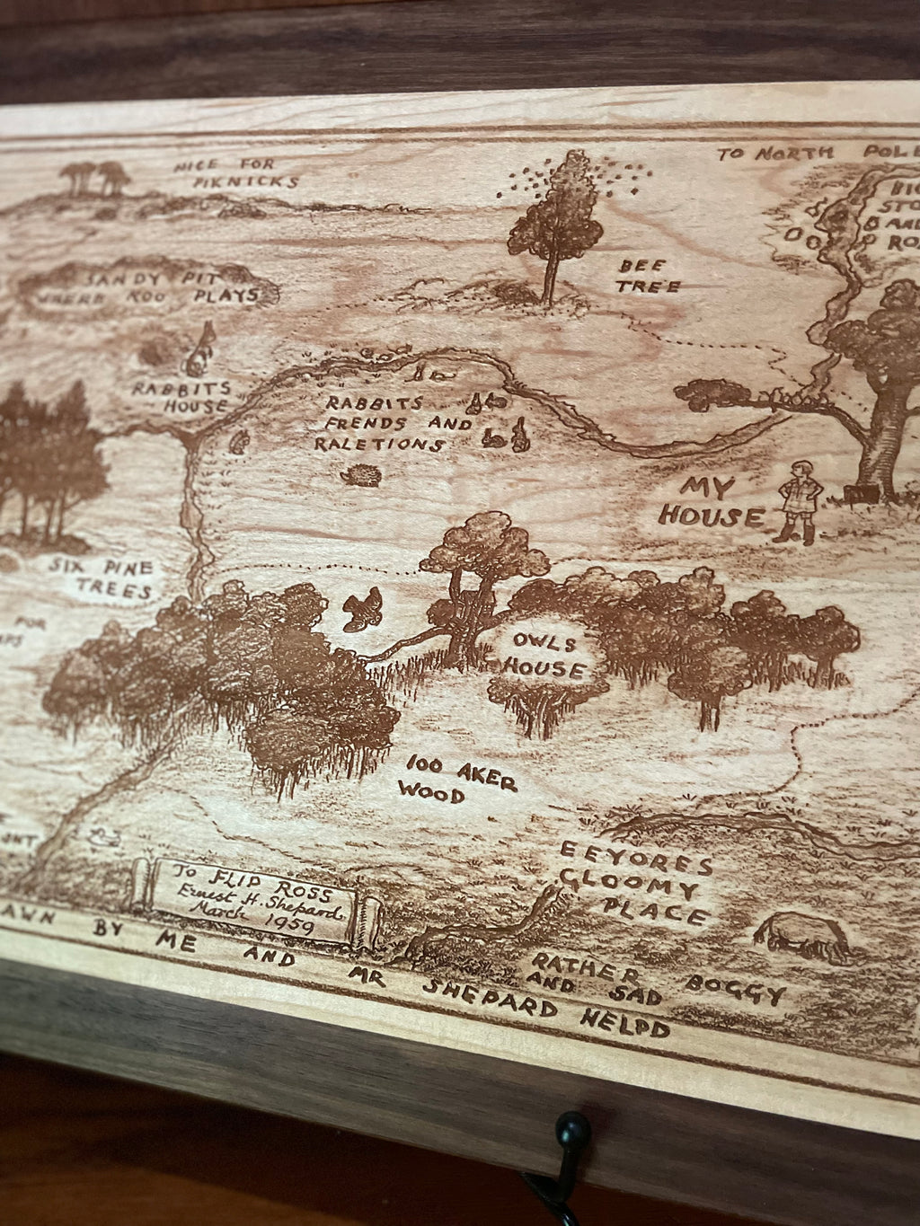 Winnie The Pooh - 100 Acre Woods Map