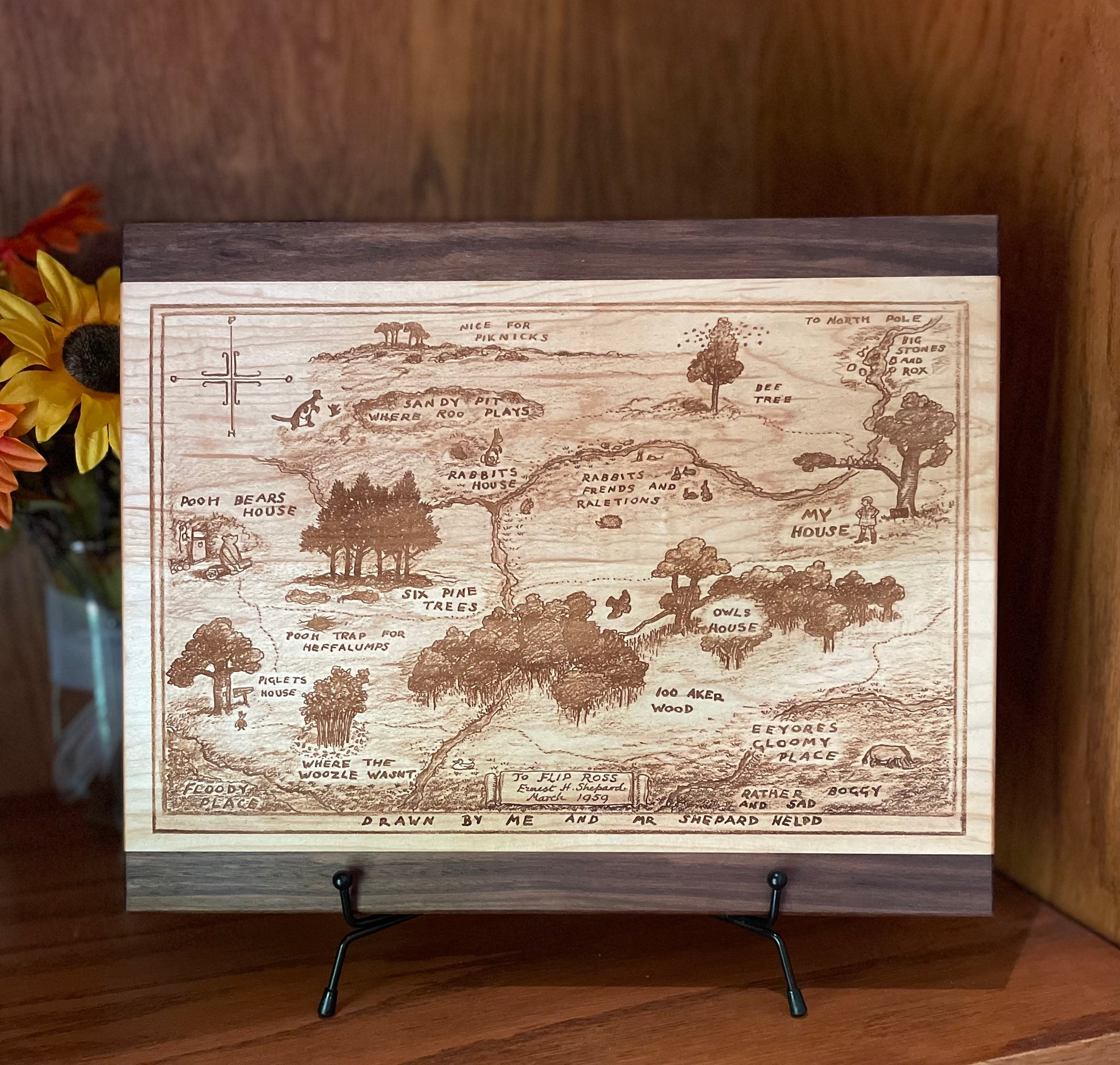 Winnie The Pooh - 100 Acre Woods Map