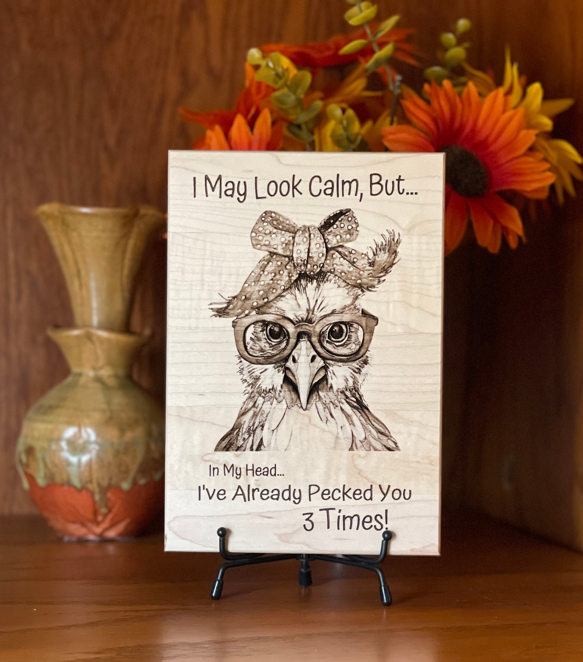 I May Look Calm - But...