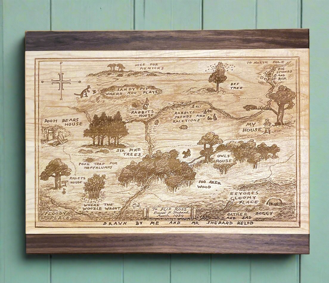 Winnie The Pooh - 100 Acre Woods Map