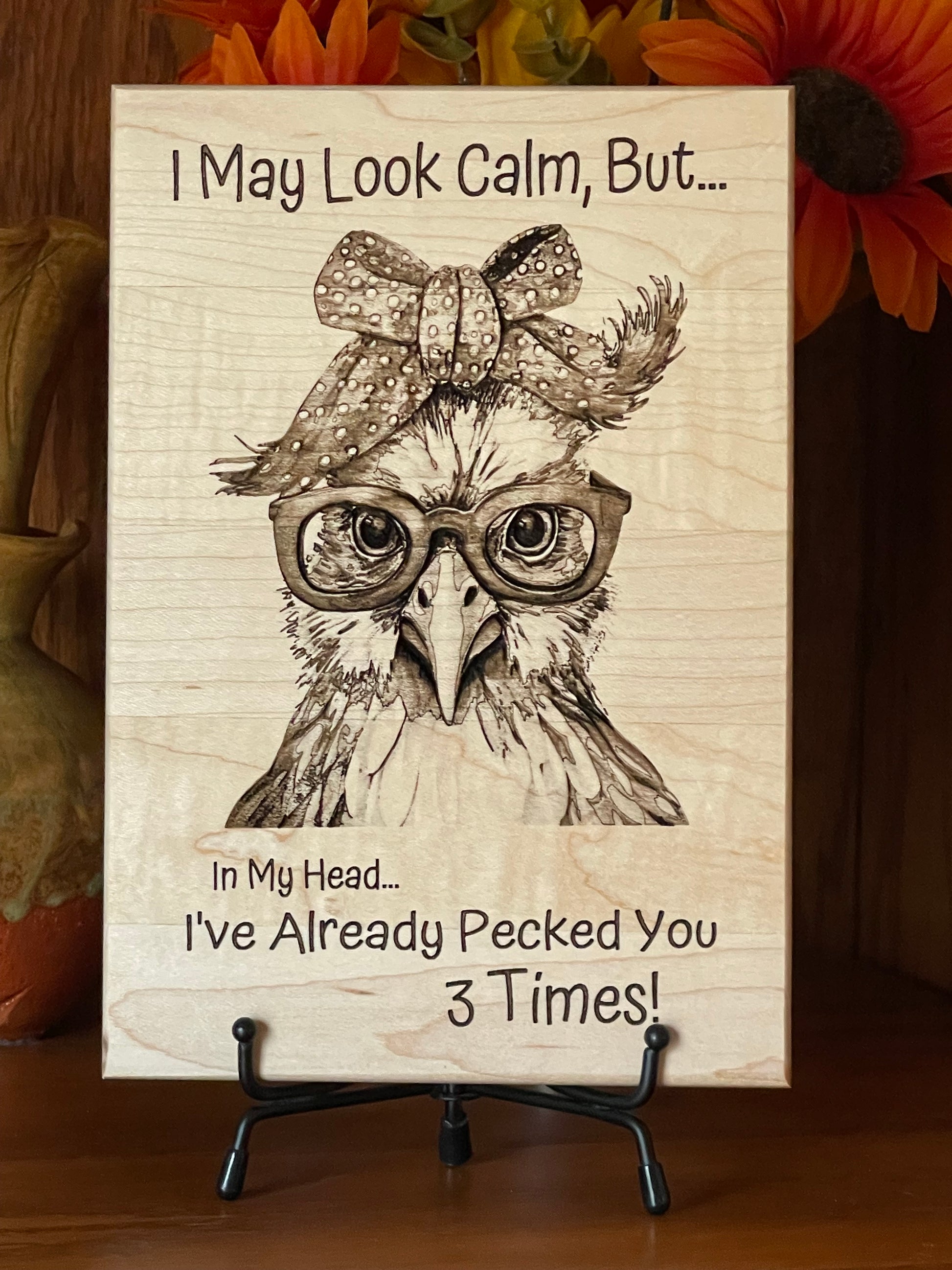 I May Look Calm - But...